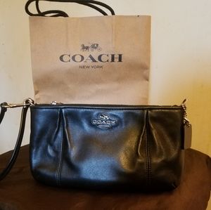 Black Coach Wristlet